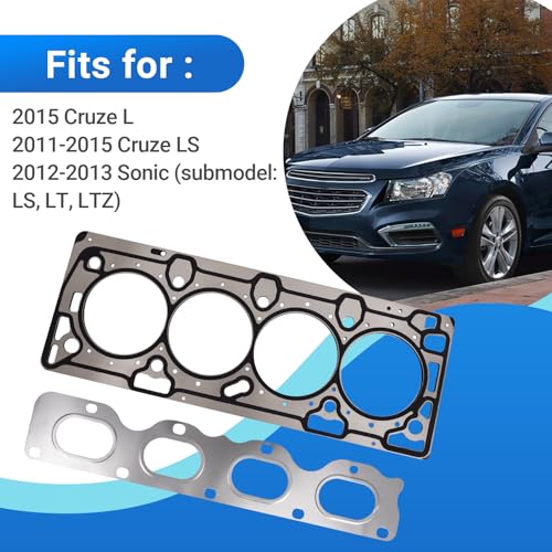 CULMKARI Engine Cylinder Head Gasket Set Kit Compatible with 2012 2013 2014 2015 Chevy Cruze Sonic 1.8L - Image 2