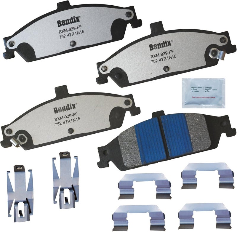 Bendix Fleet Metlok MKD752FM Semi-Metallic Front Brake Pads for Pontiac Grand Am 2005-1999 - Image 1