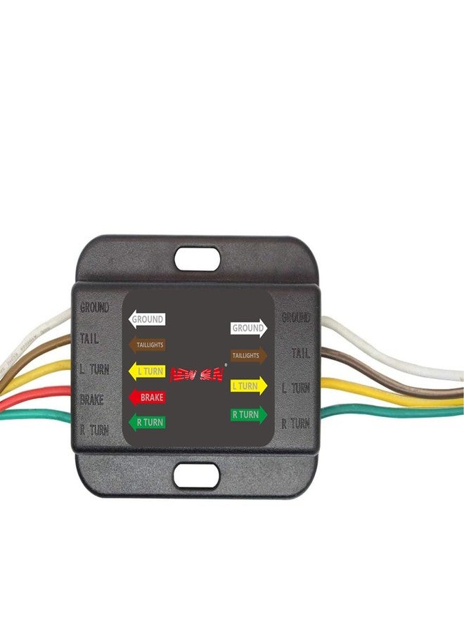 NEW SUN NEWSUN® Innovative 3 Way to 2 Way Non-Powered Trailer Taillight Converter, 100% Copper Wire, 5Standard 4-Way Flat Wire Harness, Waterproof, Easy Installation - Image 3