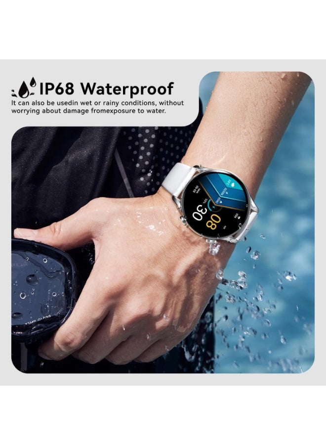 Weofly Spirit 2 Smart Watch with HD Touch Screen, Fitness Tracker, and IP68 Waterproofing - Silver - view 5
