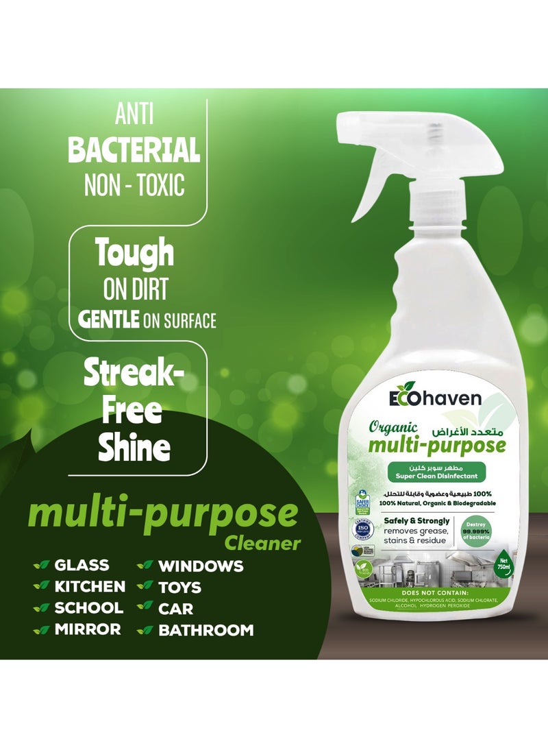 Ecohaven Organic Multi-Purpose Cleaner 750ml – Powerful & Eco-Friendly Cleaning Solution - Image 4