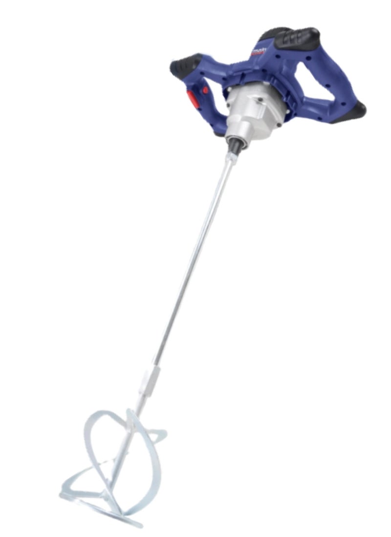 makute Electric Cement Mixer, Paint Mixer, 6-Speed Hand Mixer, for mixing Paint, Mortar, Cement, 1850W - HM-120C  - Image 4