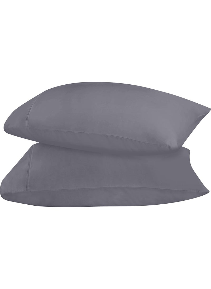 Utopia Bedding Utopia Bedding King Pillow Cases - 2 Pack - Envelope Closure - Soft Brushed Microfiber Fabric - Shrinkage and Fade Resistant Pillow Covers 20 X 40 Inches (King  Grey)  - Image 5