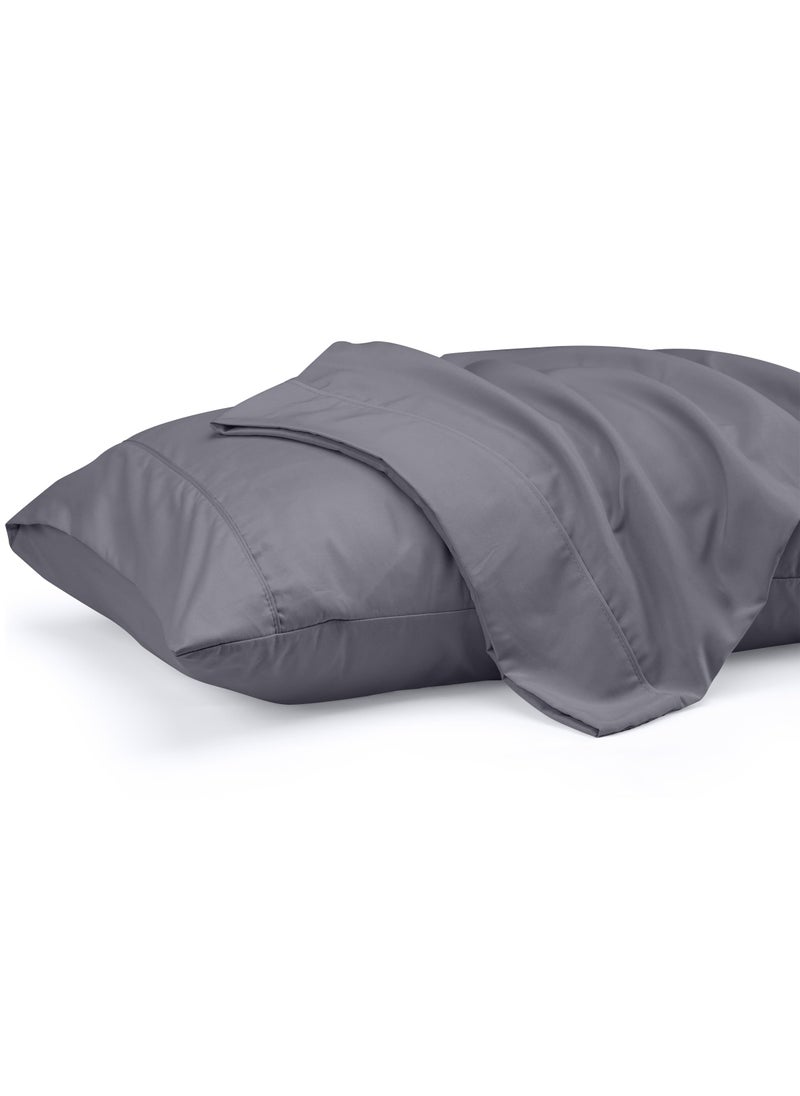 Utopia Bedding Utopia Bedding King Pillow Cases - 2 Pack - Envelope Closure - Soft Brushed Microfiber Fabric - Shrinkage and Fade Resistant Pillow Covers 20 X 40 Inches (King  Grey)  - Image 1