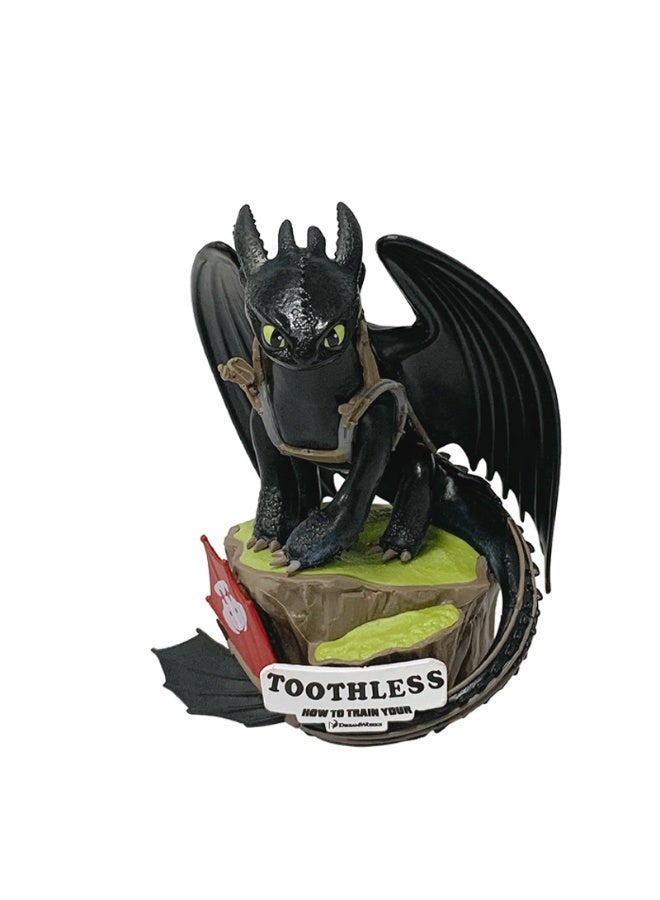 general How to Train Your Dragon Figure 14cm -Toothless Collectible PVC Statue Exquisite Detail Desktop Ornament for Movie Fans & Gift - Image 1