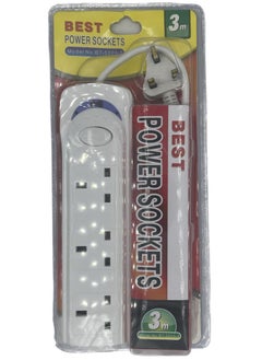 Best Power Strip With 3-Way Power Extension Adapter 3M  - Image 1