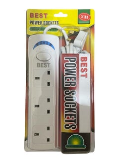 Best Power Strip With 3-Way Power Extension Adapter 3M  - Image 2