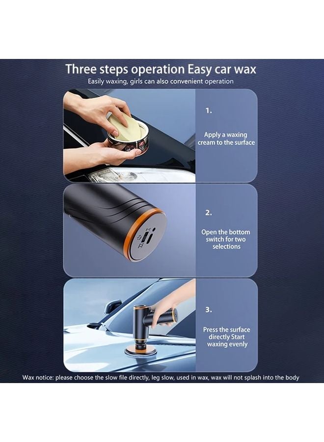 TR 5002B 148W آلة تلميع سيارة محمولة لاسلكية قابلة للتعديل لإزالة الشمع أداة طحن متعددة الوظائف - Image 5