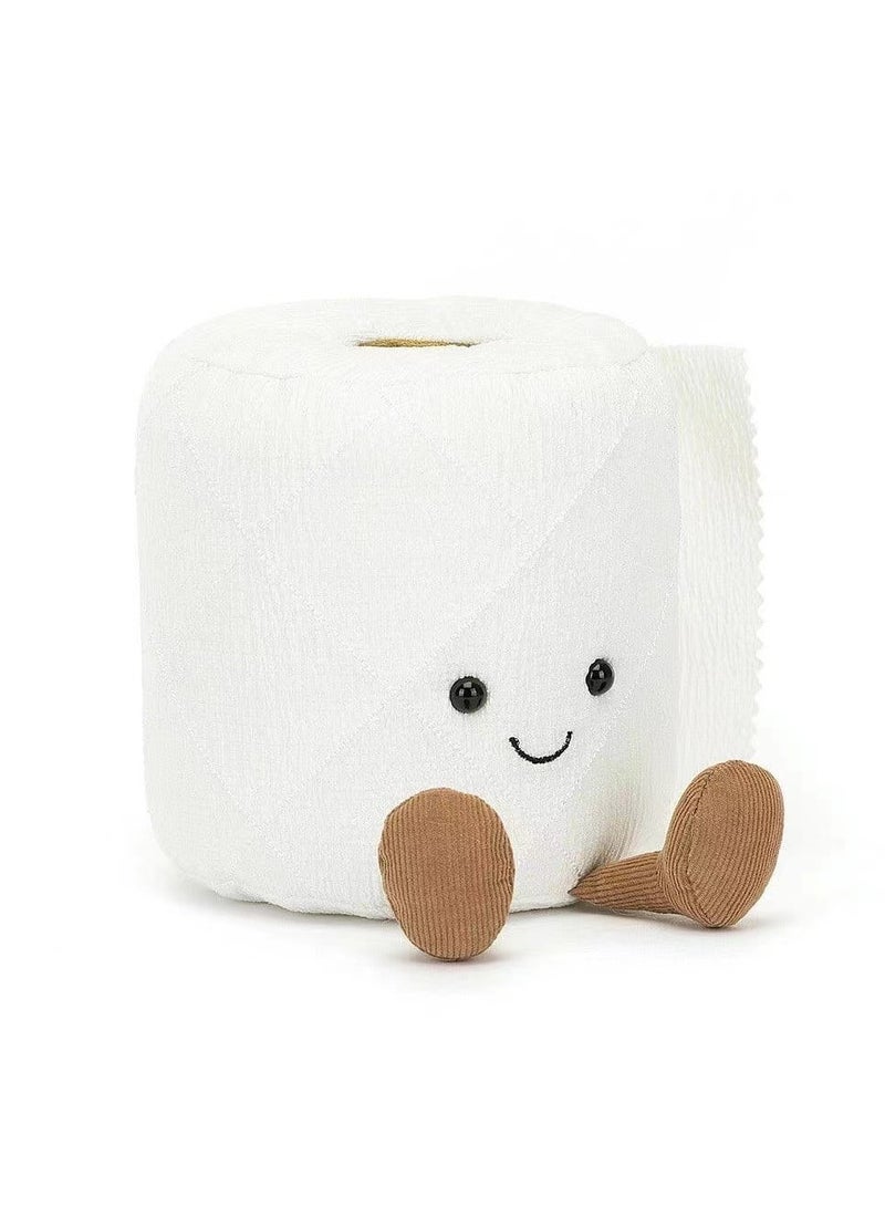 Jellycat Toilet Paper Plush Toy - Creative and Funny Soft Doll Keychain, Must-Have Bathroom Fun Toy - Image 1