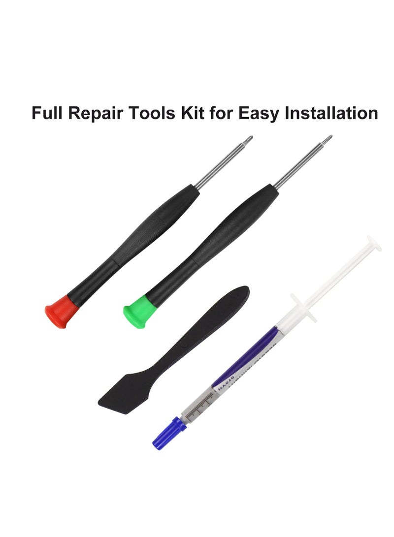 SYOSI New Replacement Internal Cooling Fan, CPU Heatsink Cooler, Compatible with Nintendo Switch HAC-001 NS 2017 Console, PlayStation 4 Console, with PH1 Screwdriver Repair Tool Kit - Image 3