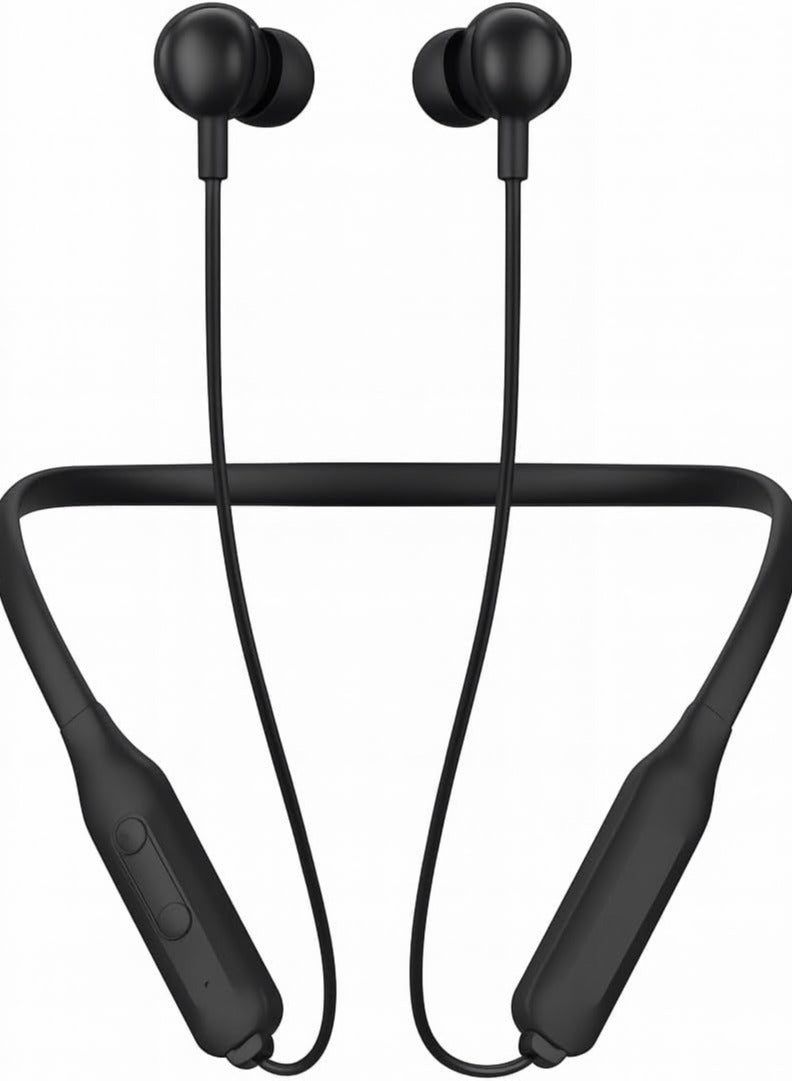 Earldom BH87 Bluetooth Neckband Sports Headset, 10 Hours Battery, 10M Connection Range, Magnetic Design, Black - Image 2