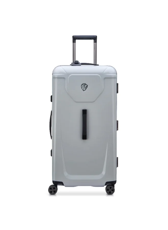PEUGEOT Voyages 80 cm Hardcase 4 Double Wheel Check-In Luggage Trunk Trolley - Storm Grey