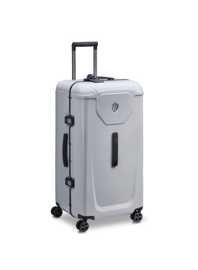 PEUGEOT Voyages 80 cm Hardcase 4 Double Wheel Check-In Luggage Trunk Trolley - Storm Grey  - Image 2