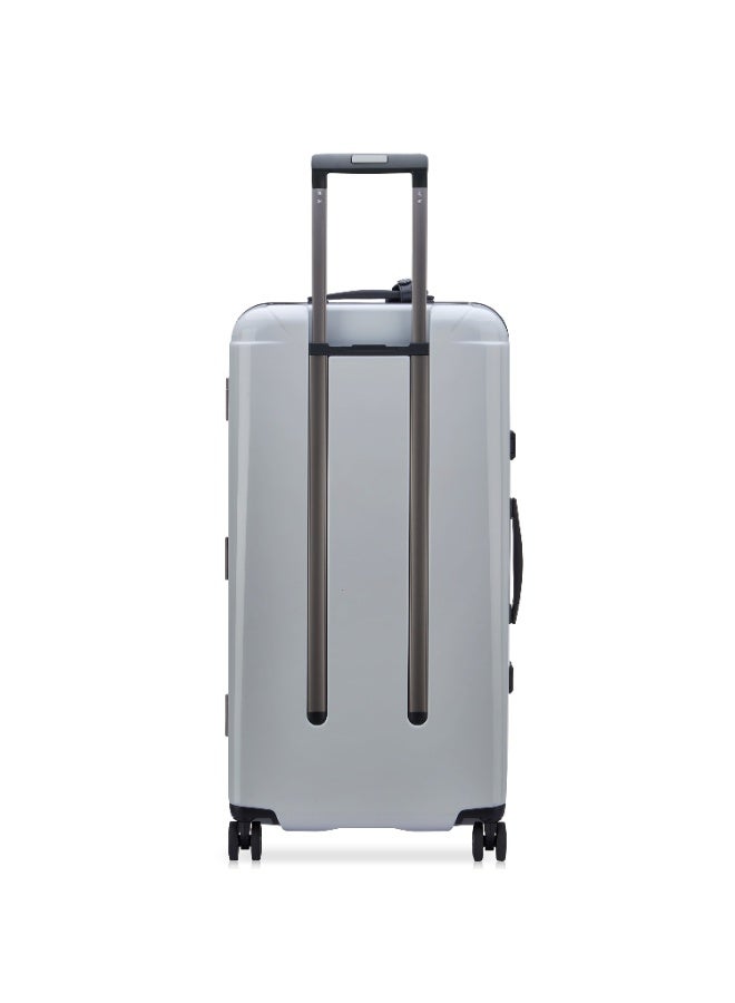 PEUGEOT Voyages 80 cm Hardcase 4 Double Wheel Check-In Luggage Trunk Trolley - Storm Grey  - Image 4