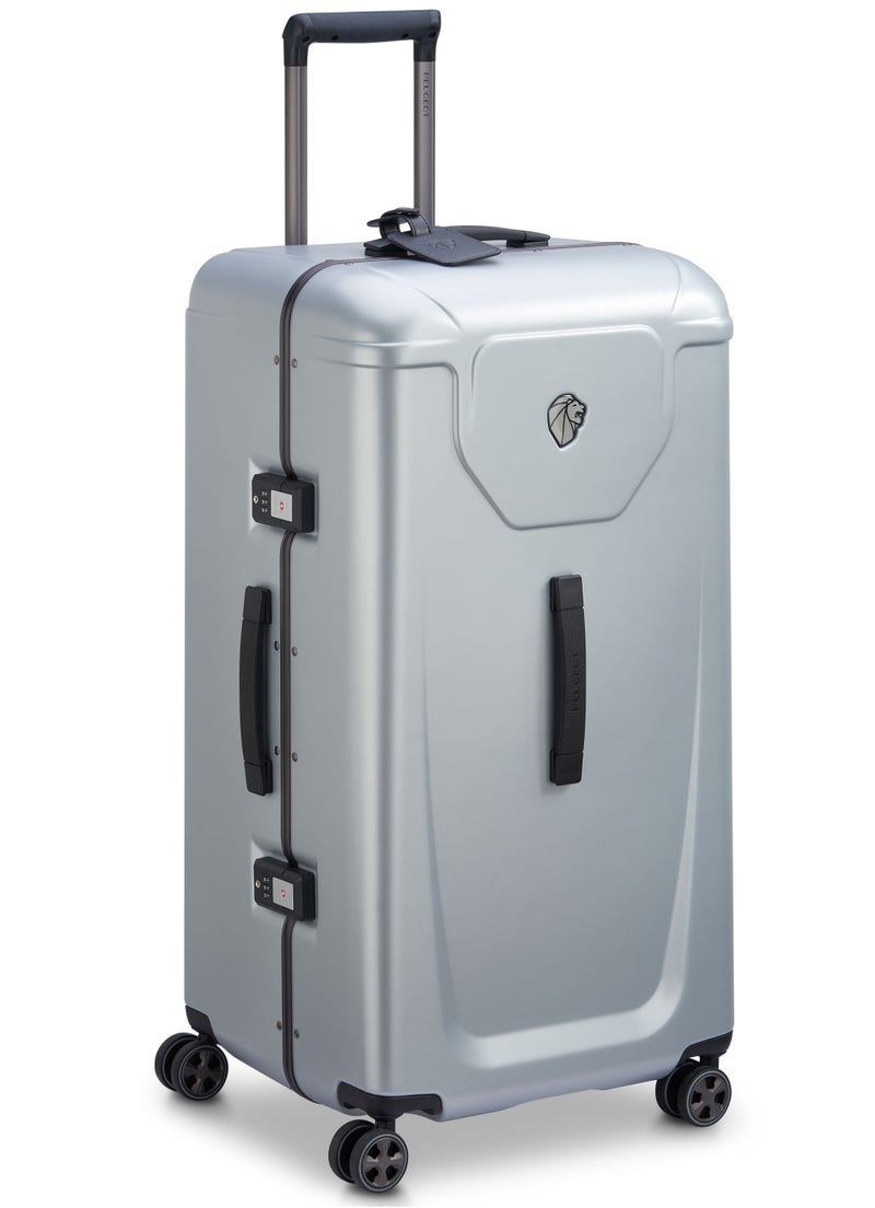PEUGEOT Voyages 80 Cm Hardcase 4 Double Wheel Check-In Luggage Trunk Trolley - Storm Grey - Image 2