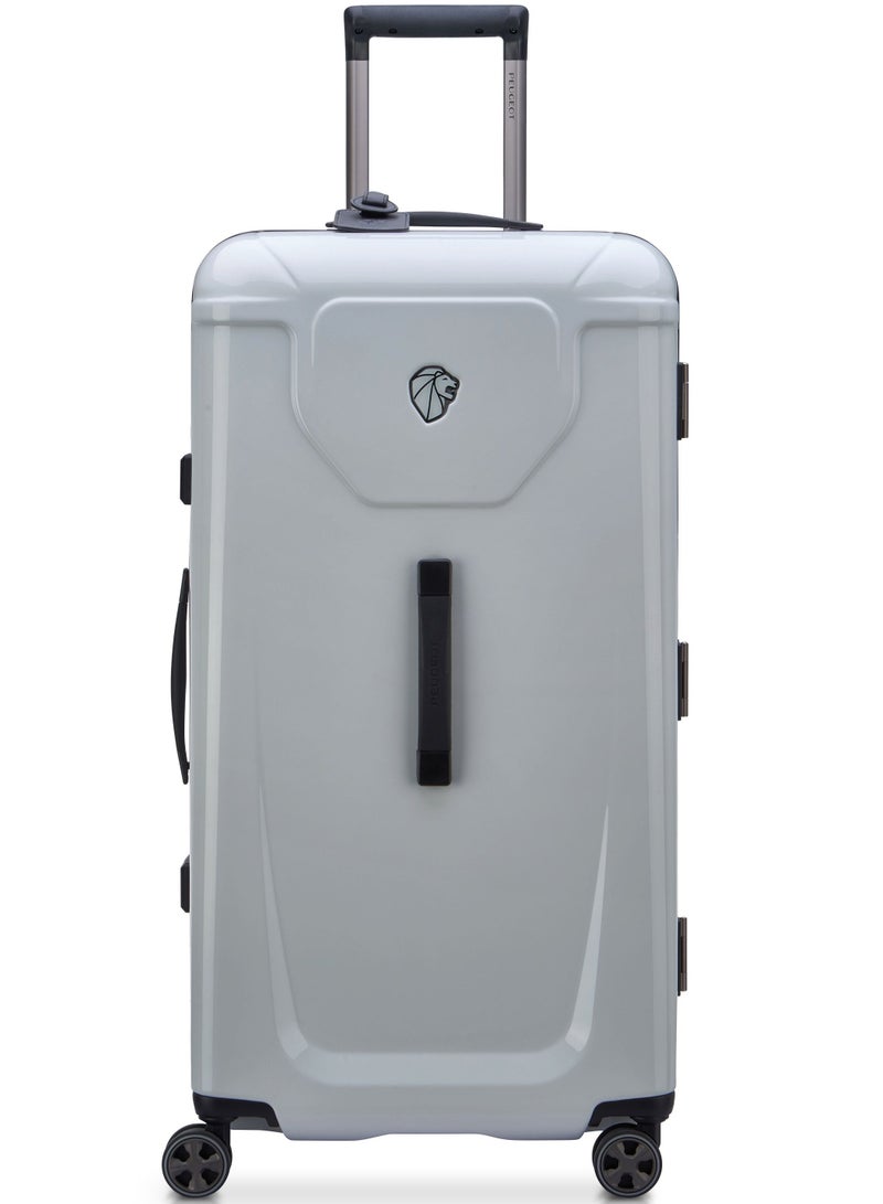 PEUGEOT Voyages 80 Cm Hardcase 4 Double Wheel Check-In Luggage Trunk Trolley - Storm Grey - Image 1