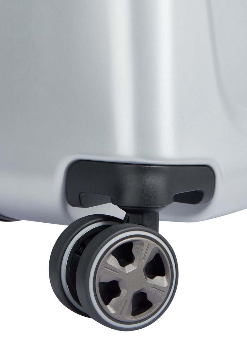 PEUGEOT Voyages 80 Cm Hardcase 4 Double Wheel Check-In Luggage Trunk Trolley - Storm Grey - Image 5