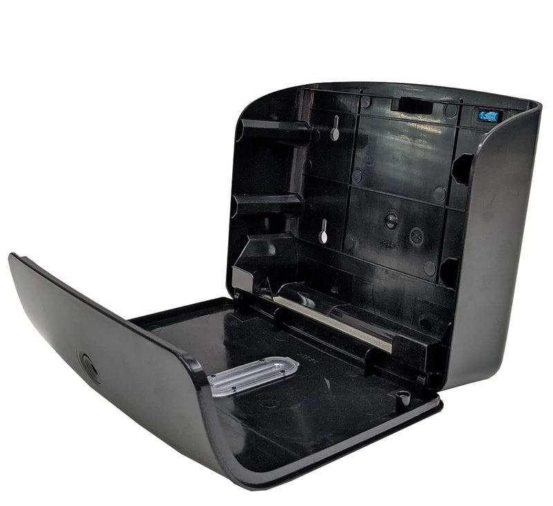 DOLPHY حامل مناديل ورقية يدوي صغير متعدد الطيات - أسود - Image 3