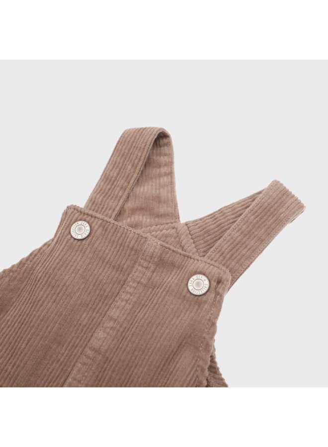 Zara Kids' Pure Cotton Stylish Comfortable Sweet Cute Corduroy Pinafore Dress - Image 4