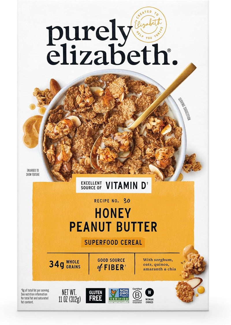 Purely Elizabeth Honey Peanut Butter Superfood Cereal - Image 1