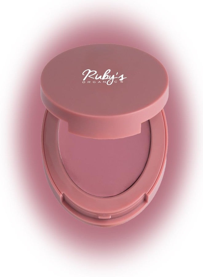 روبيز أورجانيك أحمر خدود كريمي مطفي ناعم من روبيز أورجانيكس - أحمر خدود للخدود، لمسة نهائية مطفية، مكياج للوجه - غني بمضادات الأكسدة والفيتامينات، خالٍ من المواد الكيميائية، 4.8 غرام - وردي داكن - Image 1