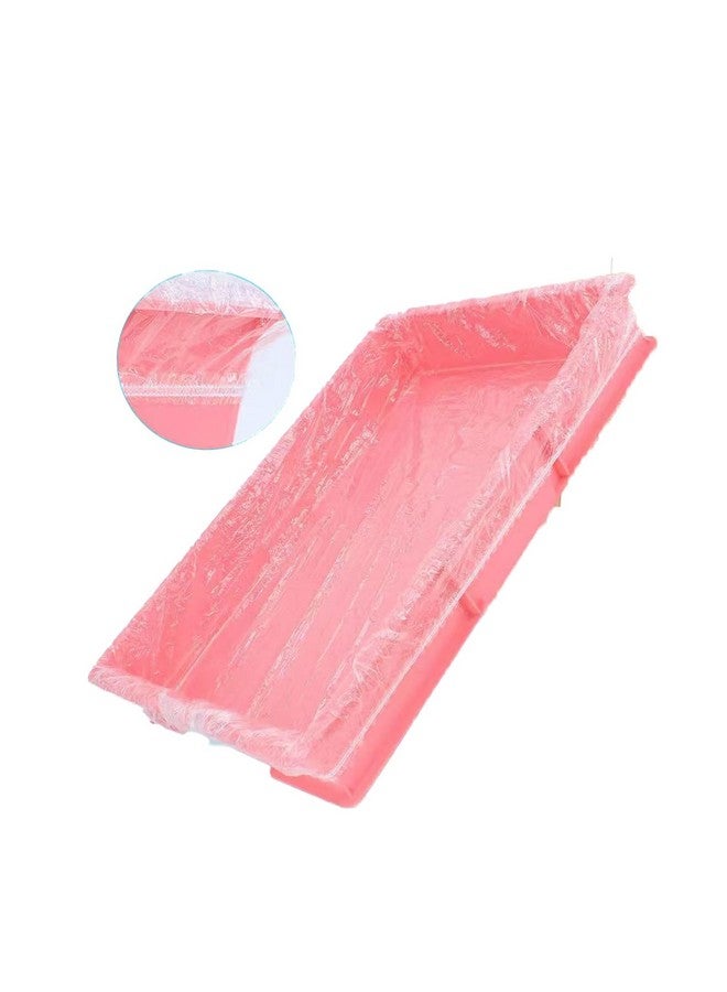 50-Pack Disposable Litter Trays Cage Liners with Stretched Edge, Fits 40 x 30 cm/15.7 x 11.8 inches Cage Tray, Leak-Proof Plastic PE Bags for Bird, Guinea Pig, Bunny, Rabbit, Hamster, Hedgehog - Image 3