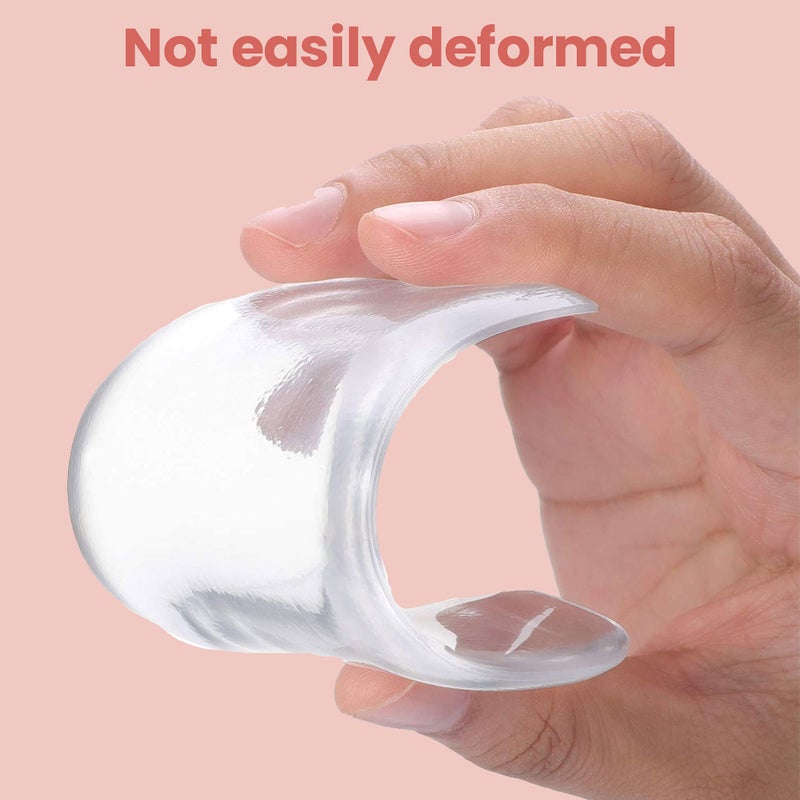 RONRONS 10 Pack Reusable Silicone False Eye Lashes Holder Pad Tray for Eyelashes Extensions,Clear - Image 5