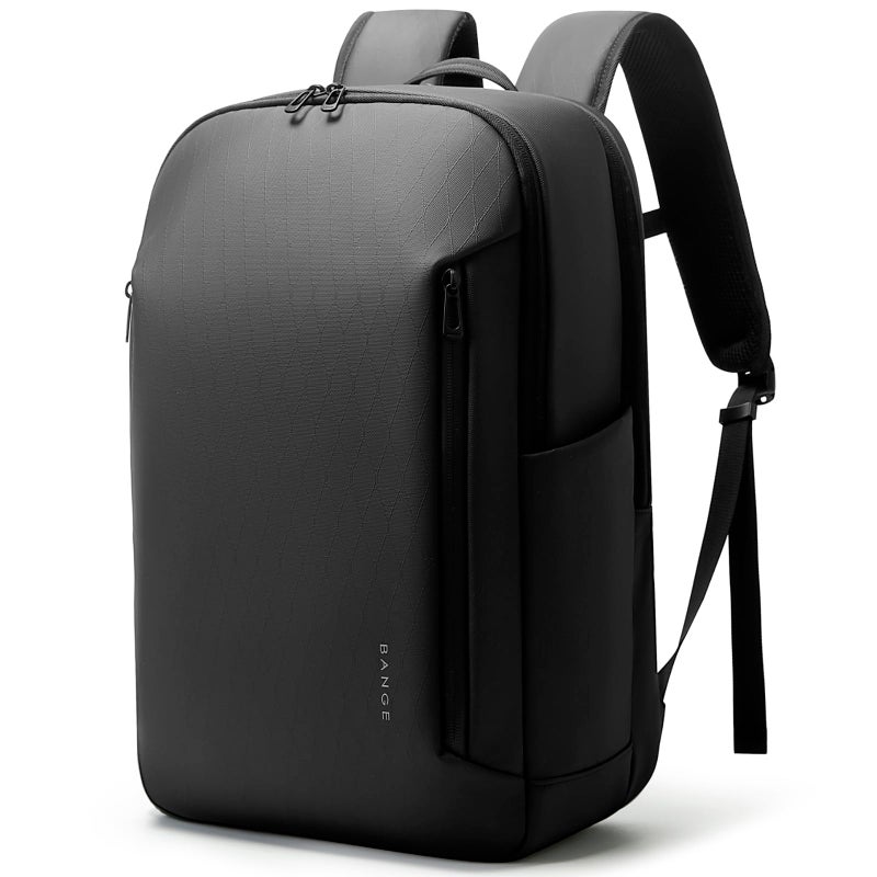 BANGE Business Smart Backpack for Men and Womenï¼Œcan holds 15.6 Inches Laptop Backpack, Waterproof Commute Work Travel Backpack, Flight Carry-On (black) - Image 1