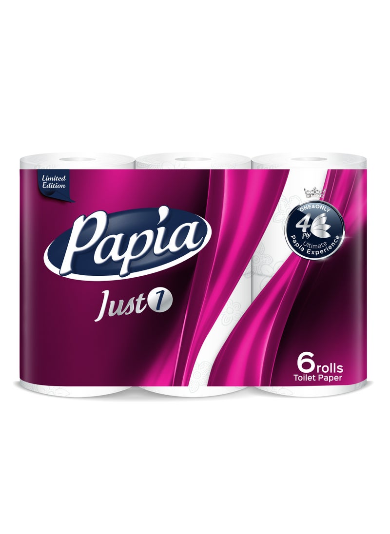 Papia - pack of 6 toilet paper 4 ply - Image 1