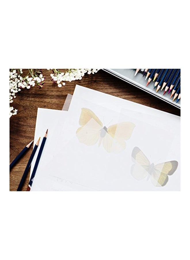 Paper Junkie Vellum Paper - 8.5 x 11 in, 100 Sheets White Translucent - Translucent & Transparent Printer Sheets for Inkjet & Laser - Printable Tracing Paper for Invitations, Sketching & Drawing - Image 3