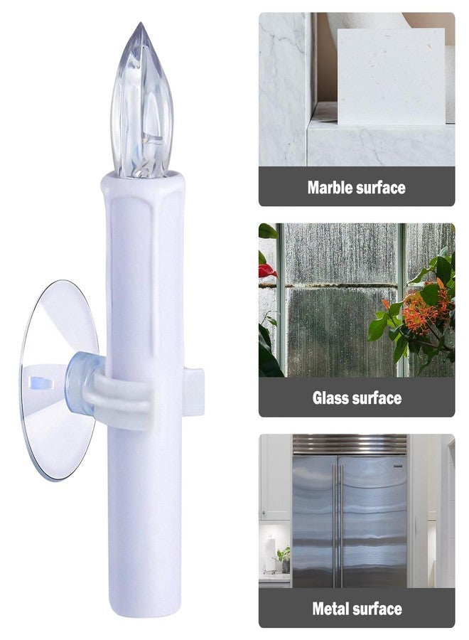 minkissy 6pcs Christmas Candles Holders - Candles Holders with Suction Cups Home Decoration Window Candle Holder for Christmas Celebration Candles (20mm) - Image 4