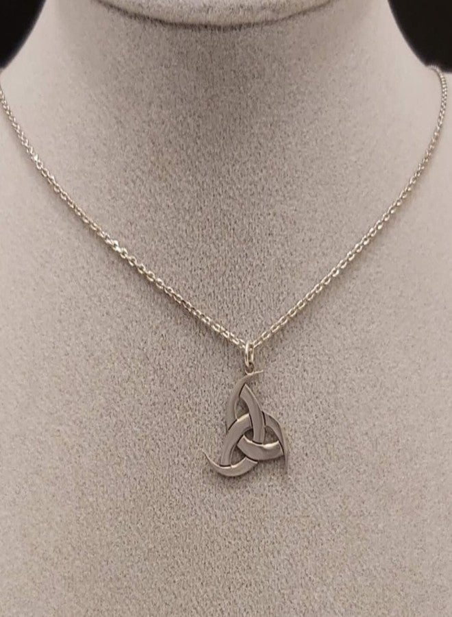 ringzinnie Triple Moon Necklace for Boys/Men - Stainless Steel Chain for Fashion & Gift - Image 2