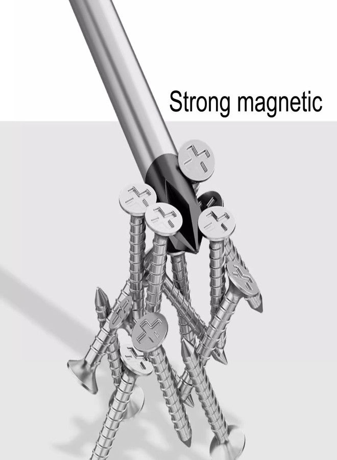 Sipery 2Pcs Phillips Screwdriver 6 inch Shaft Non-Slip Grip Screwdriver Magnetic Tip 6mm PH2 Cross Head Screwdriver - Image 4