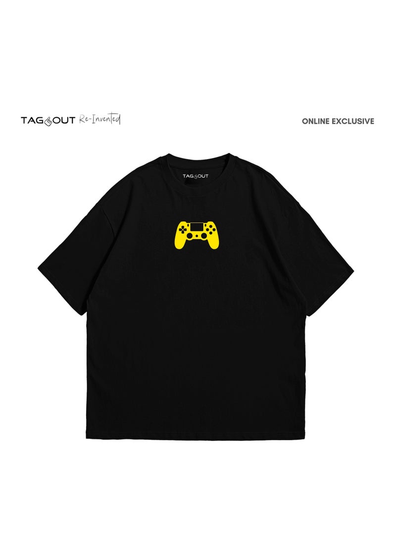 TAG OUT Unisex Summer Oversized Loose T-shirt Drop Shoulder Boxy Fit  - Image 3