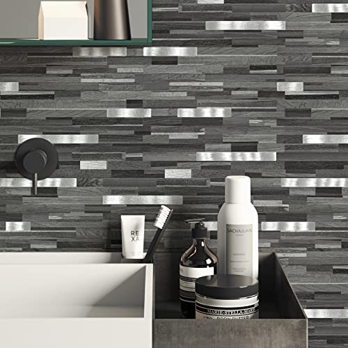 Midcard 10 Sheets Peel and Stick Backsplash PVC Wall Tile,for Kitchen Backsplash - Image 4