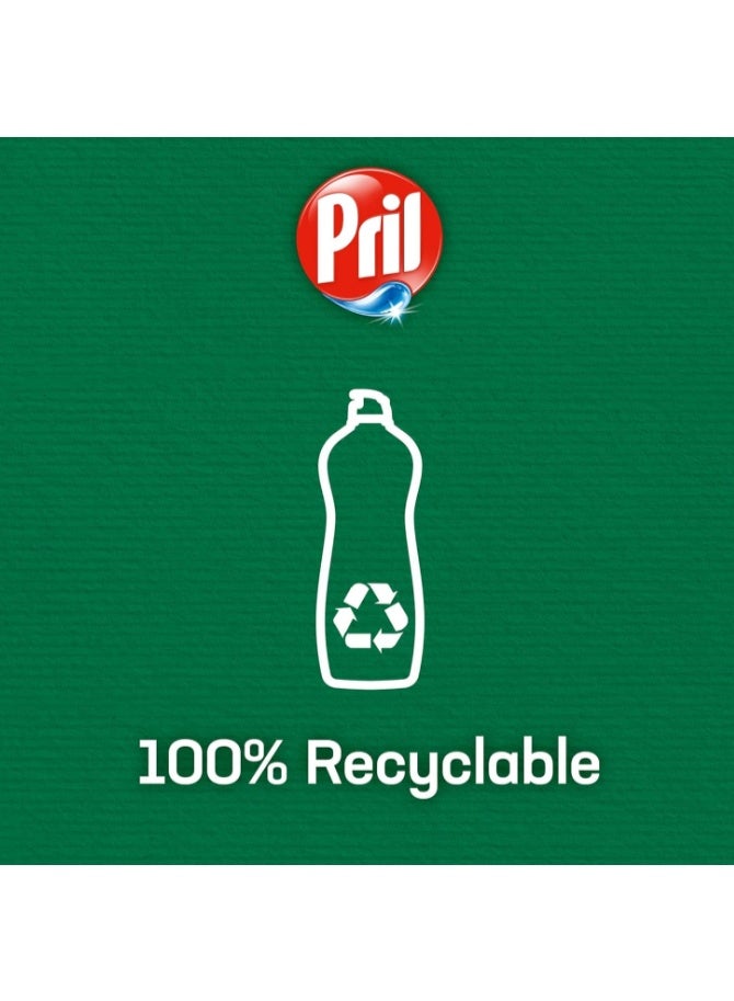 Pril Cold Power Lemon Dishwashing Liquid, High Grease Cutting Formula, 950ml (Pack of 4 Combo) - Image 4