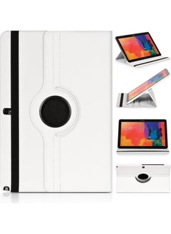 FUJIMAX Samsung Galaxy Note SM-P600 Rotating Leather Case with Horizontal and Vertical Stand