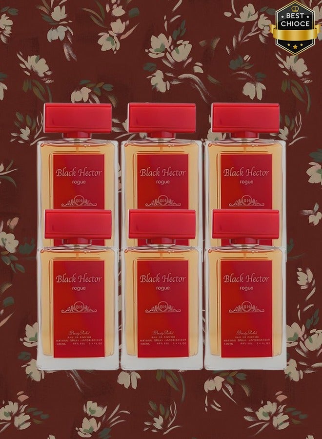 بي إتش 6 قطع عطر بلاك هيكتور روج 100 مل - Image 1