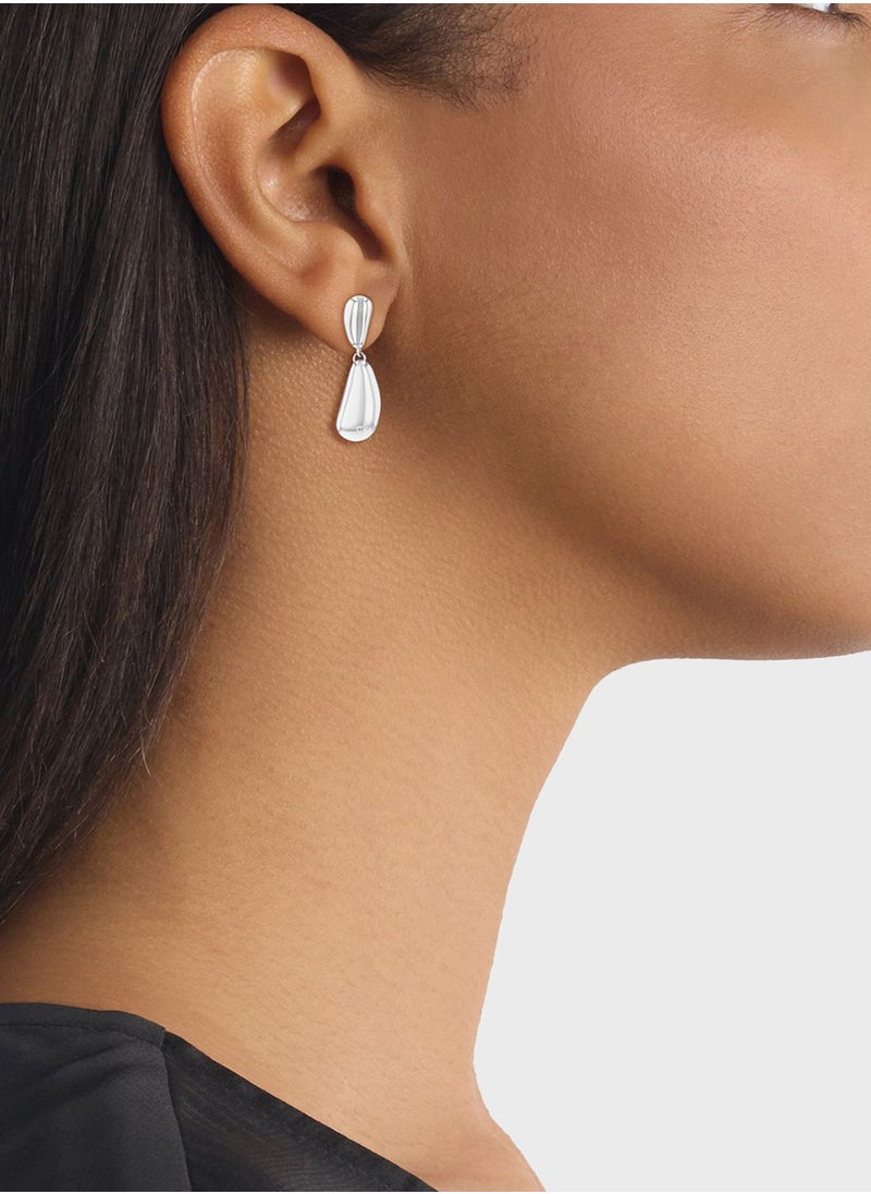 CALVIN KLEIN - Stainless Drop Earrings - Image 1
