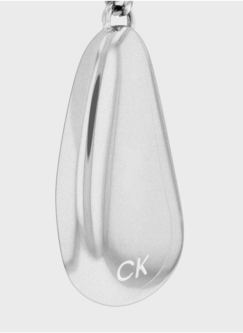 CALVIN KLEIN - Stainless Drop Earrings - Image 1
