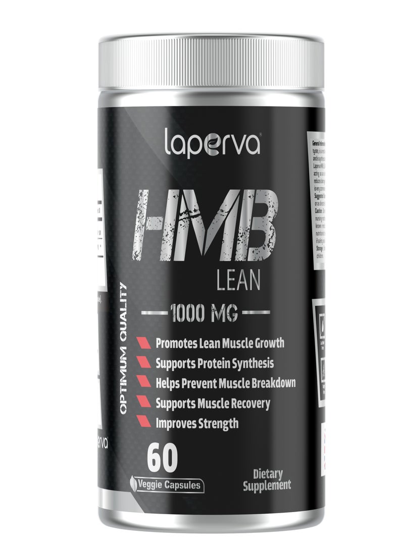Laperva HMB Lean 1000Mg 60 Veggie Capsules 