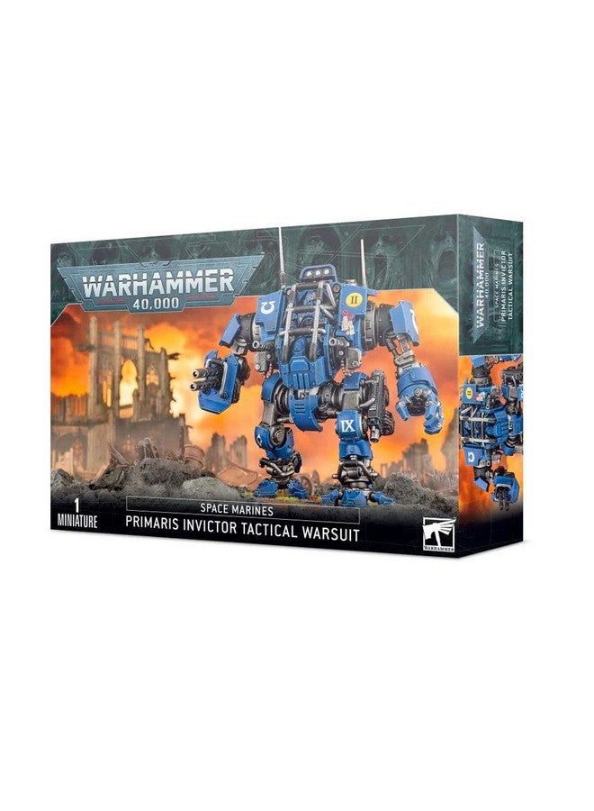 Games Workshop Games Workshop Warhammer 40k - Space Marine Primaris Invictor Tactical Warsuit 48-98 Black