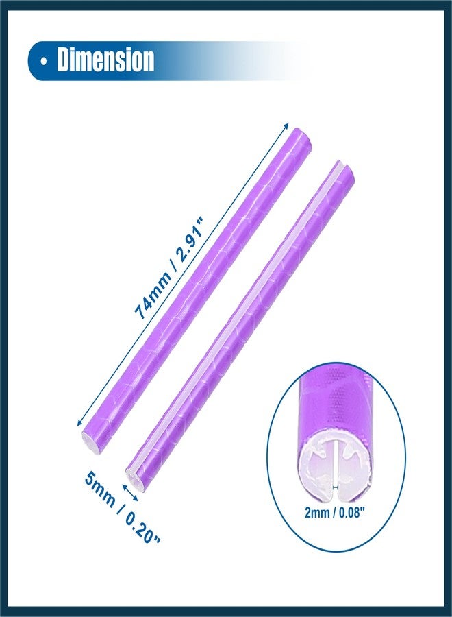TUCKBOLD 36 Pcs Purple Bicycle Reflector Reflective Version Durable ABS Night Visibility Cycling for Bike, Mountain Bike, Wheels, Wheelchair Automotive Parts - Image 3
