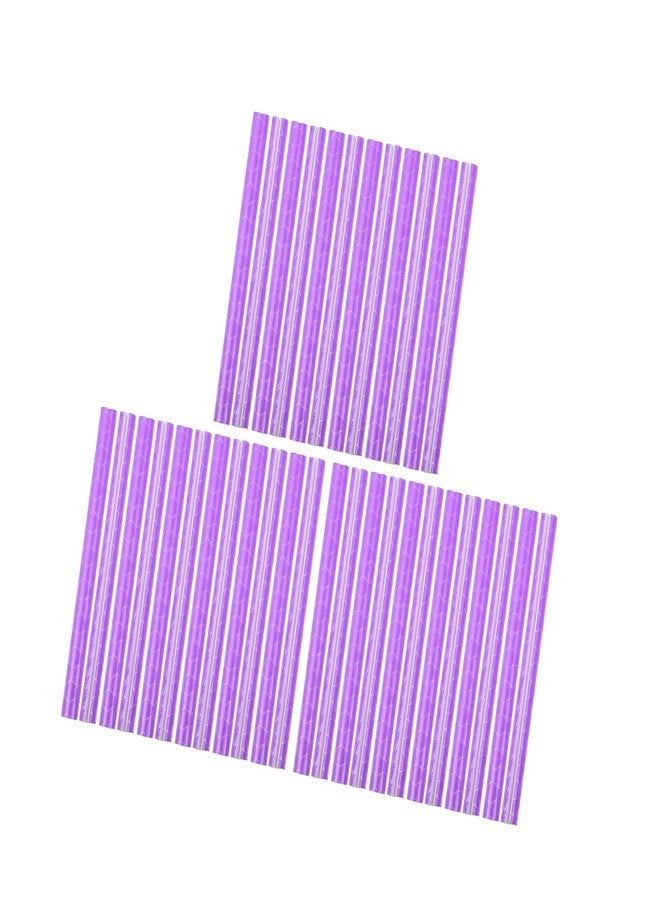 TUCKBOLD 36 Pcs Purple Bicycle Reflector Reflective Version Durable ABS Night Visibility Cycling for Bike, Mountain Bike, Wheels, Wheelchair Automotive Parts - Image 1