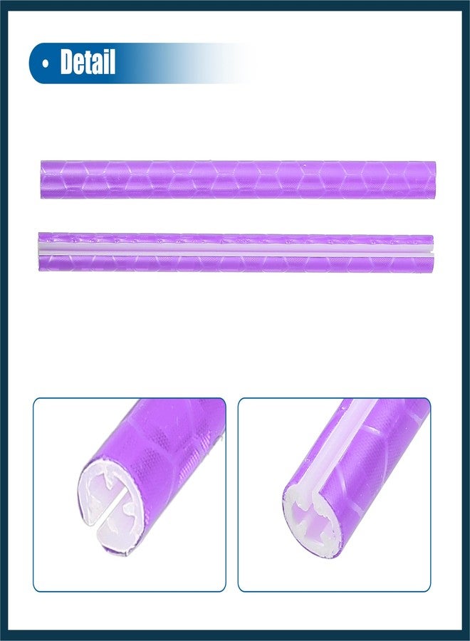 TUCKBOLD 36 Pcs Purple Bicycle Reflector Reflective Version Durable ABS Night Visibility Cycling for Bike, Mountain Bike, Wheels, Wheelchair Automotive Parts - Image 4