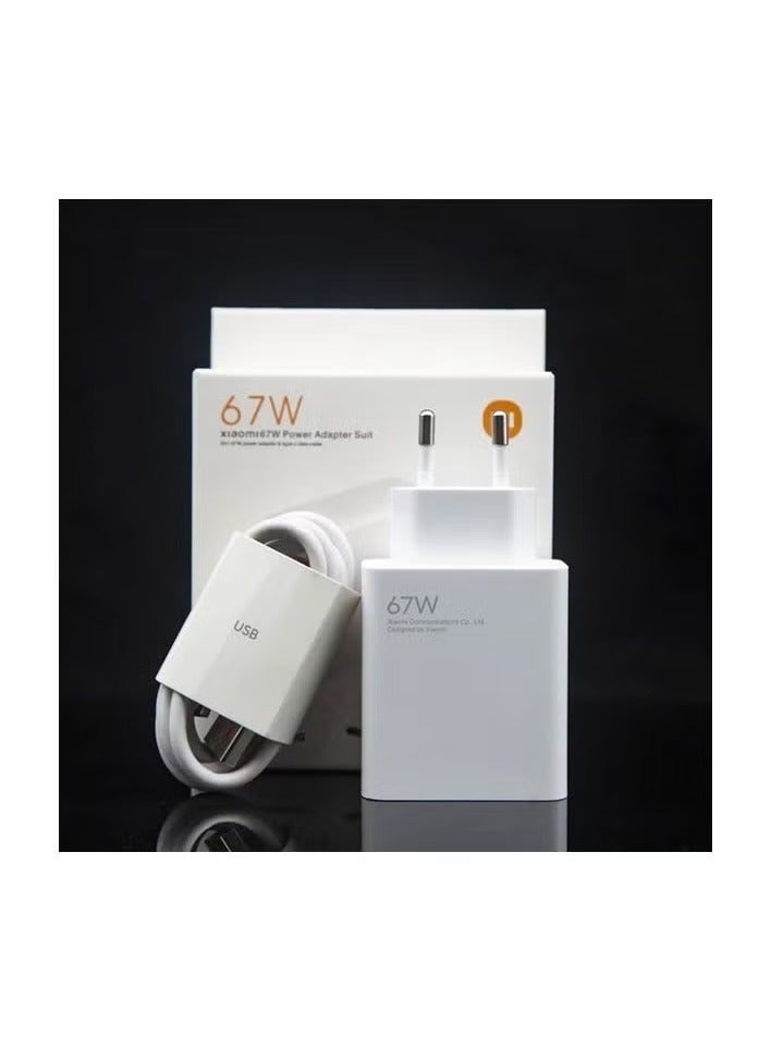 TIGER 67W Fast Charging Power Adapter with USB Type-C Cable – High-Speed Wall Charger for Smartphones, Tablets, Laptops & USB-C Devices, Compact Travel Charger with Quick Charge Support, Universal Compatibility & Smart Safety Protection, Lightweight Design - Image 3