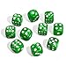 Luck Lab 10Piece Acrylic D6 Dice Pack Green Pearl 16mm Hexahedron for RPG MTG DND Table Games - Image 4