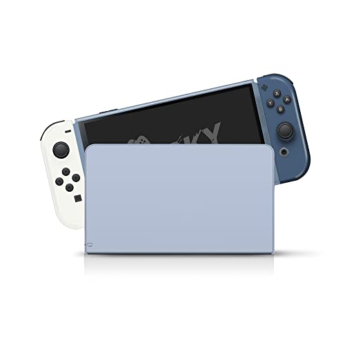 TACKY DESIGN Colorwave Skin Compatible with Nintendo Switch OLED, Premium Vinyl 3M Full Wrap Decal, Blue (Nintendo Switch OLED (2021)) - Image 4