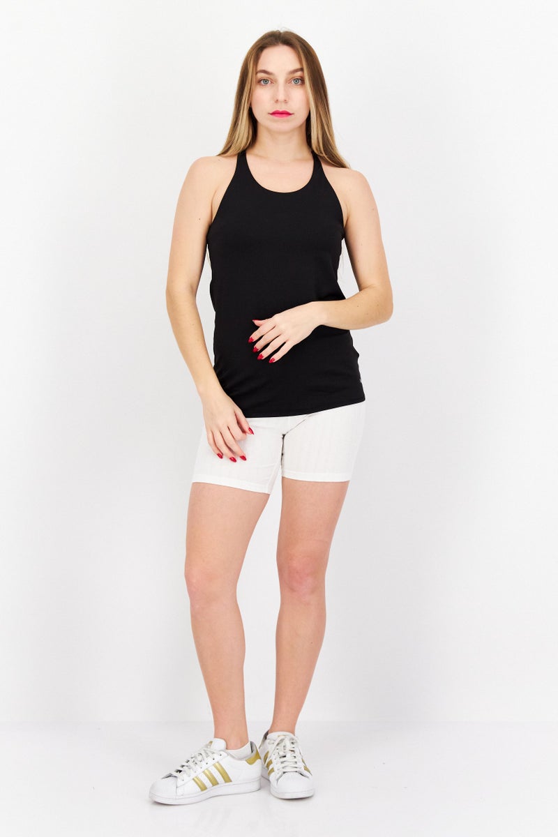 PUMA تي شيرت تدريب رياضي للنساء مزخرف، أسود - Image 2