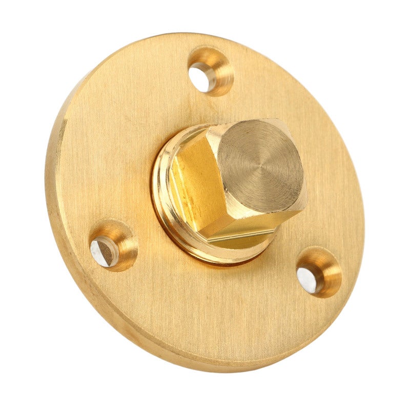 Boat Drain Plug 1/2 Inch Brass Plug - Rustproof Sturdy Watertight Fit Marine Plug for Boat Yacht Fish Well Stern Bilge Drainage - Image 4